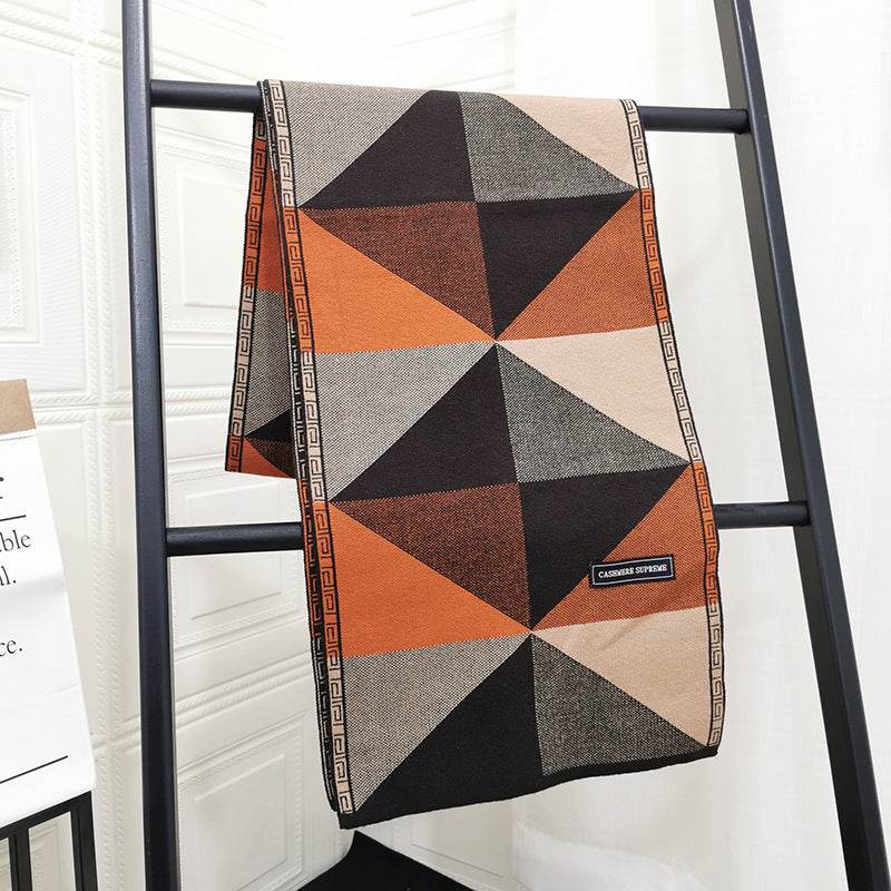 Premium Stylish Knitted Scarf for Men - Trendy Winter Fashion 2025 - Buy Center