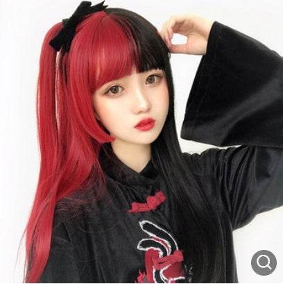 Long Straight Anime Cosplay Wig - High Temp Wire, Air Bangs for Women - Buy Center