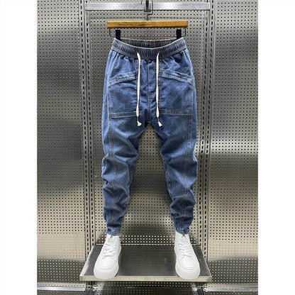 Trendy Men's Ankle Length Pants - Slim Fit in Green, Blue, and Gray - Buy Center