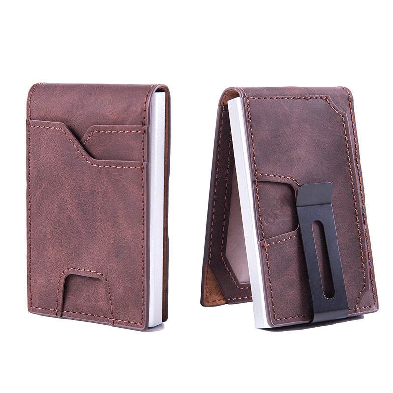 RFID Anti-Theft Card Wallet - Stylish Aluminum Alloy for Men & Women - Buy Center