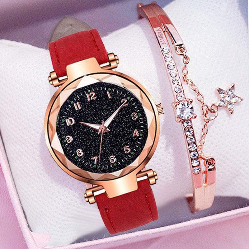 Center Trendy Women's Starry Sky Watch - Casual Bracelet Timepiece - Buy Center
