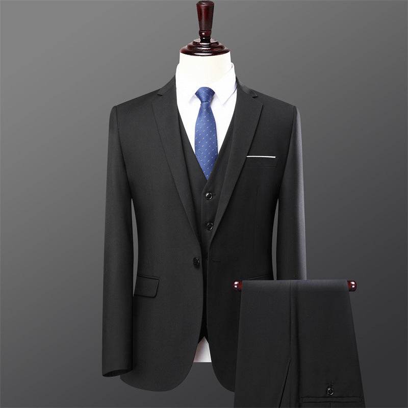 Buycenter Men's Slim Fit Two-Piece Suit Set - Stylish Casual Wedding Attire - Buy Center