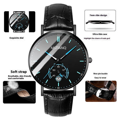 Trade Watch Stylish Black Technology Belt - Refined Steel Design, Trendy Look - Buy Center