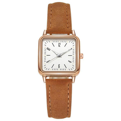 Women's Luminous Small Square Quartz Watch - Stylish Everyday Accessory - Buy Center