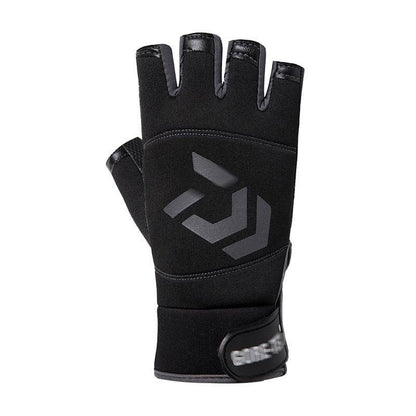 Outdoor Fingerless Fishing Gloves - Waterproof, Windproof for All Anglers - Buy Center