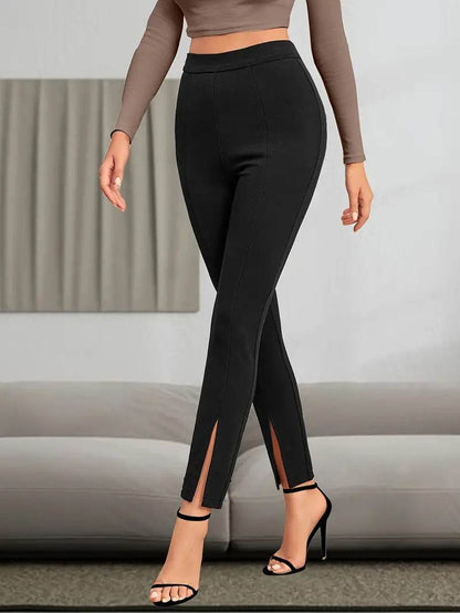 High Waist Casual Sports Leggings - Slim Fit & Breathable Design 2025 - Buy Center