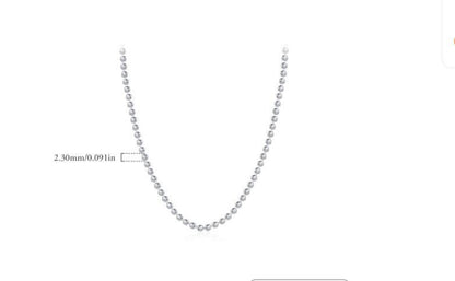S925 Sterling Silver Choker Necklace - Elegant Geometric Pendant for Women - Buy Center