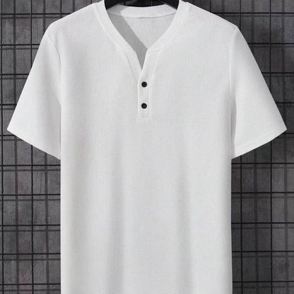 Summer V-Collar Short Sleeve Coat - Stylish Casual Wear for Men - Buy Center