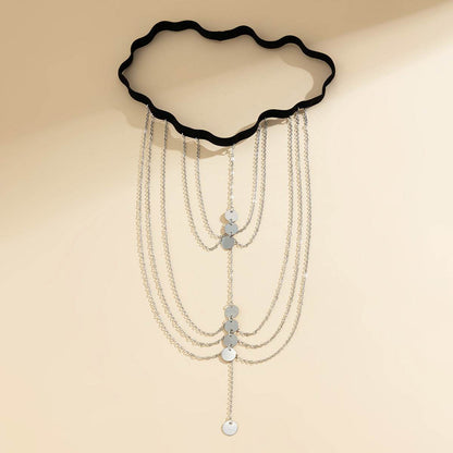 Multi-Layer Chain Star Thigh Ring - Stylish Body Jewelry for Trendsetters - Buy Center