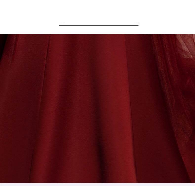 Buycenter Fish Tail Toast Dress for Brides - Elegant One Shoulder Evening Wear - Buy Center