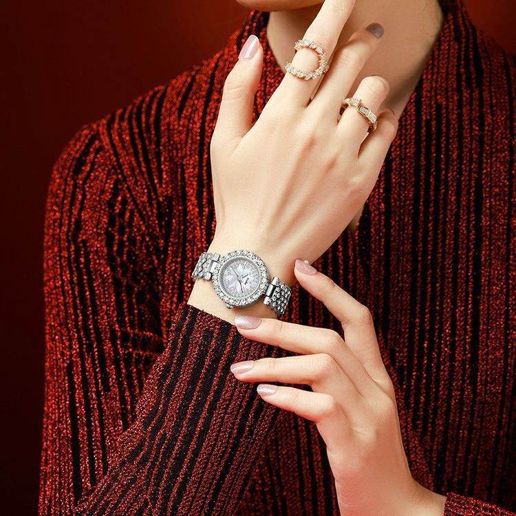 Buy Center Women's Waterproof Alloy Watch Set - Five-Piece Fashion Jewelry - Buy Center