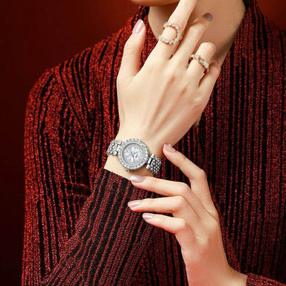 Buy Center Women's Waterproof Alloy Watch Set - Five-Piece Fashion Jewelry - Buy Center