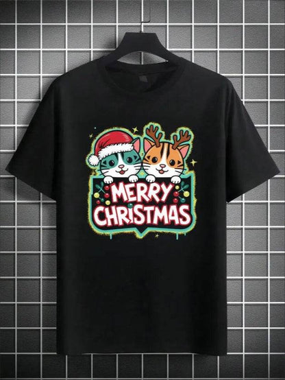 Buycenter Men's Printed Short Sleeve T-Shirt - Comfortable Fit, Stylish Design - Buy Center