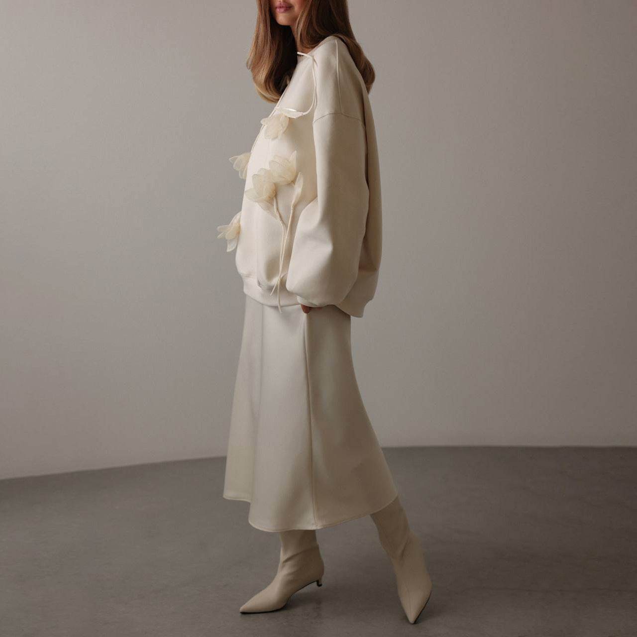 Sweet and Spicy Flower 3D Sweater - Stylish Loose Fit for Women - Buy Center