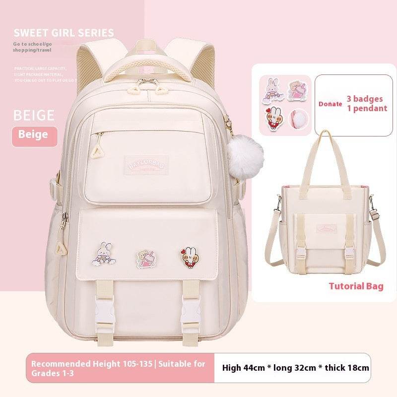 Large Capacity Student Backpack - Comfortable Design for Grades 1-12 - Buy Center