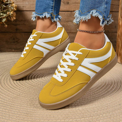 Casual Women's Lace-Up Round Toe Flats - Stylish Slip-On Shoes 2025 - Buy Center