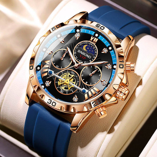 Luminous Waterproof Camel Flywheel Quartz Watch - Men's Fashion 2025 - Buy Center