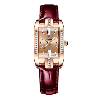 Waterproof Ultra-Thin Quartz Watch for Women - Stylish Rose Gold Design - Buy Center