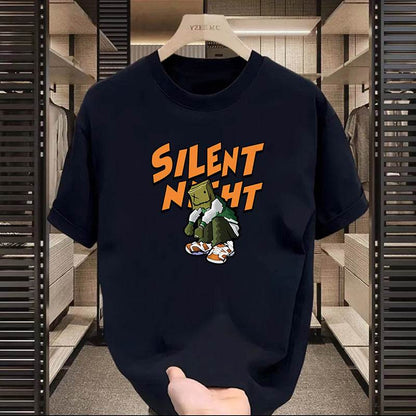 Buycenter High Street Printed Motorcycle T-Shirt - Short Sleeve for Casual Style - Buy Center