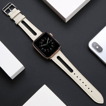 Generation Tide Men's Leather Strap - Breathable & Stylish for Apple Watches - Buy Center