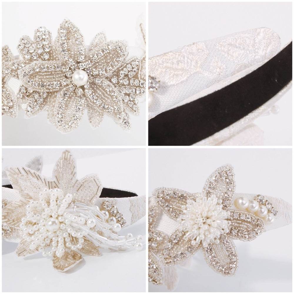 Vintage Crystal Wedding Hair Accessories - Geometric Headband for Brides - Buy Center