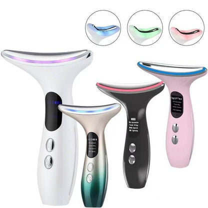 Color Light Neck Beauty Instrument - Lifting, Tightening, Micro-current Massage - Buy Center
