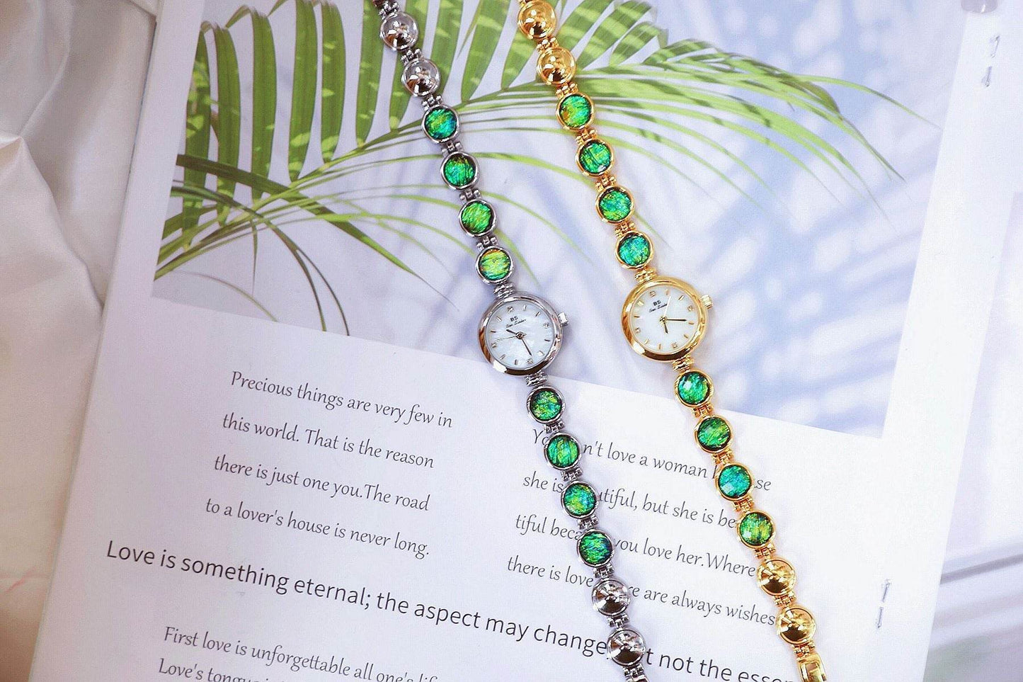 Buycenter Glow Rough Stone Women's Watch - Colorful Design, 38mm Dial - Buy Center