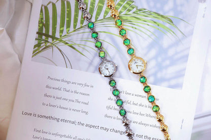 Buycenter Glow Rough Stone Women's Watch - Colorful Design, 38mm Dial - Buy Center