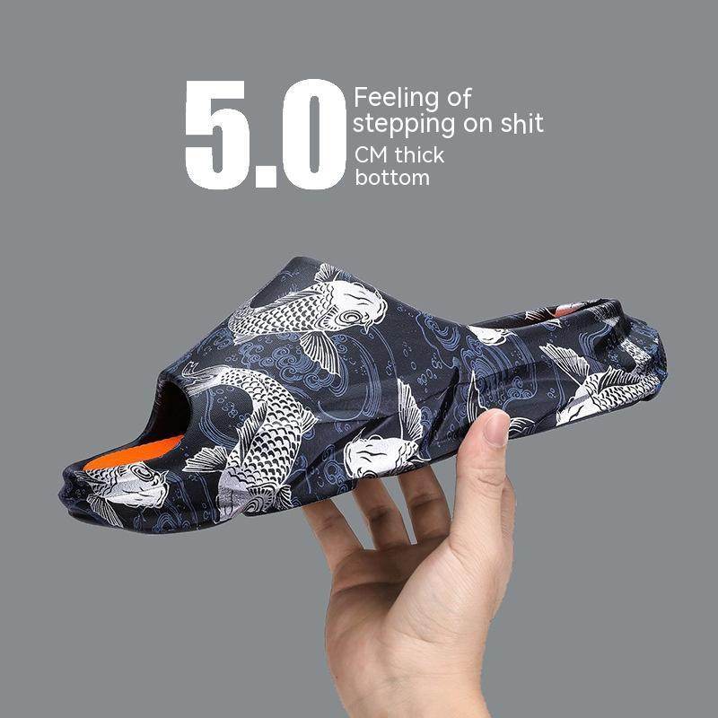 Men's Casual Non-Slip Slippers - Comfortable Home Footwear for Elders - Buy Center