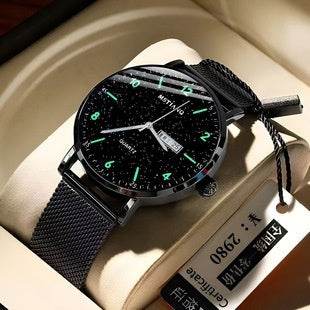 Trade Watch Stylish Black Technology Belt - Refined Steel Design, Trendy Look - Buy Center