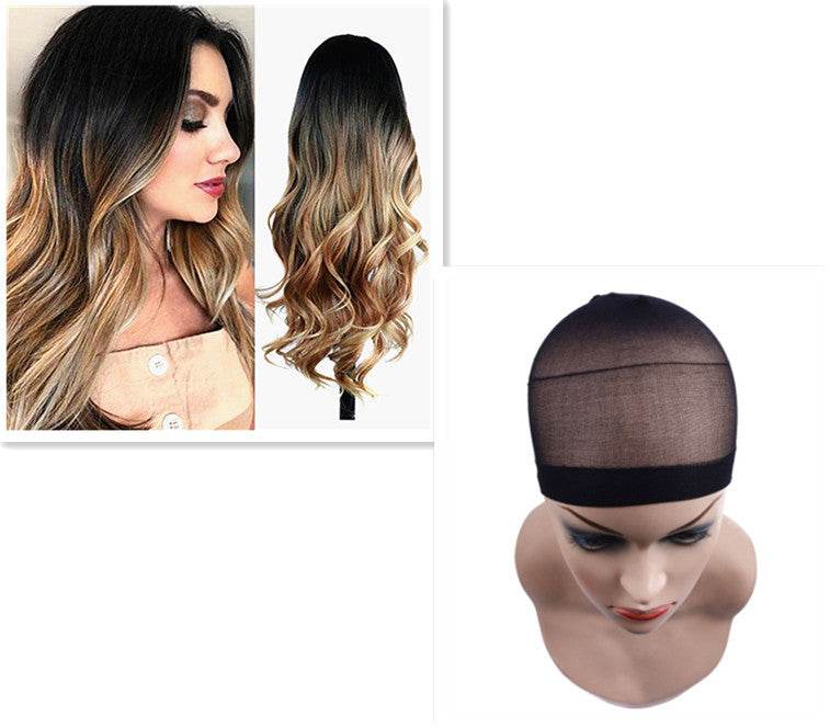 Big Wave Gradient Color Hood - Premium Synthetic Hair Piece for Trendy Style - Buy Center