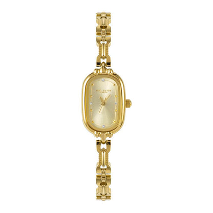 Medieval Small Golden Watch - Retro Oval Design, Lightweight Quartz Style - Buy Center