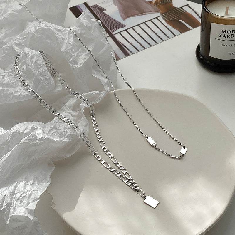 Elegant Simple Double Layer Stacked Necklace - Stylish Pearls Jewelry - Buy Center