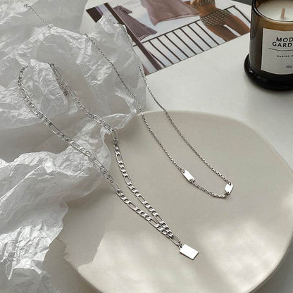 Elegant Simple Double Layer Stacked Necklace - Stylish Pearls Jewelry - Buy Center