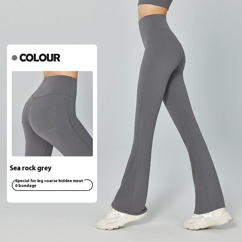 Buycenter High Waist Yoga Trousers - Casual Hip Lift Fitness Pants - Buy Center