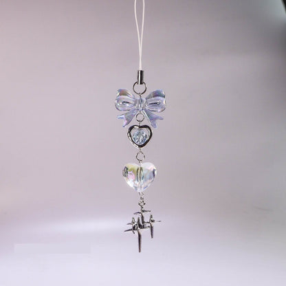 Handmade Blue Clear Heart Beads - Unique Ornaments for Home Decor 2025 - Buy Center