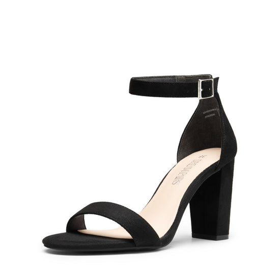 DREAM PAIRS Platform Heels for Women High Block Chunky Open Toe Ankle Strap Heels Fashion Wedding Party Evening Prom Dance Dress Pump Sandals Shoes