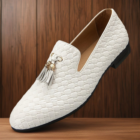 Mens Fashion Tassel Loafers Lightweight Casual Shoes