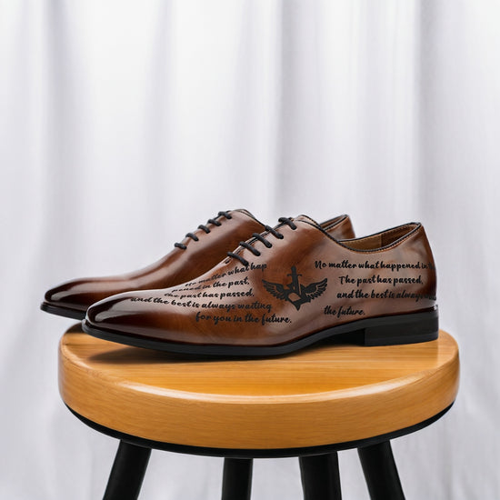 Mens Fashion Business Shoes Casual LaceUp Shoes