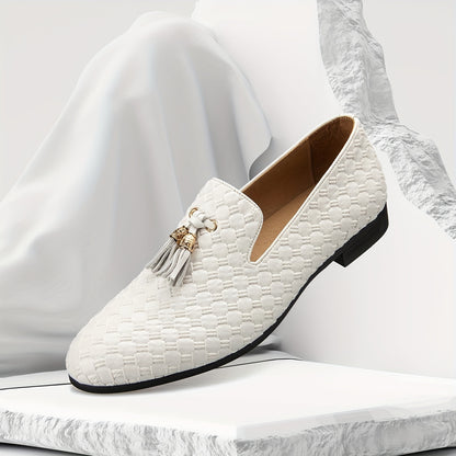 Mens Fashion Tassel Loafers Lightweight Casual Shoes